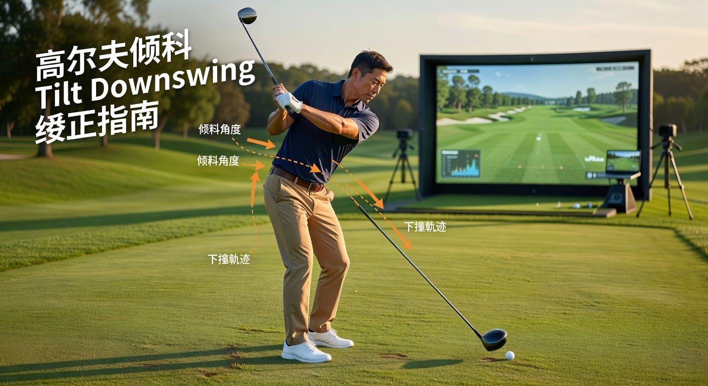 倾斜 tilt downswing：高尔夫下杆轨迹解析