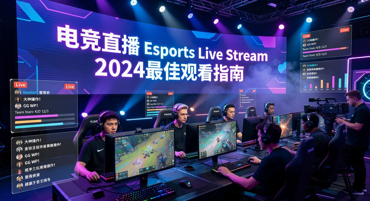 电竞直播 Esports Live Stream 观赛分析指南｜华体会体育官网
