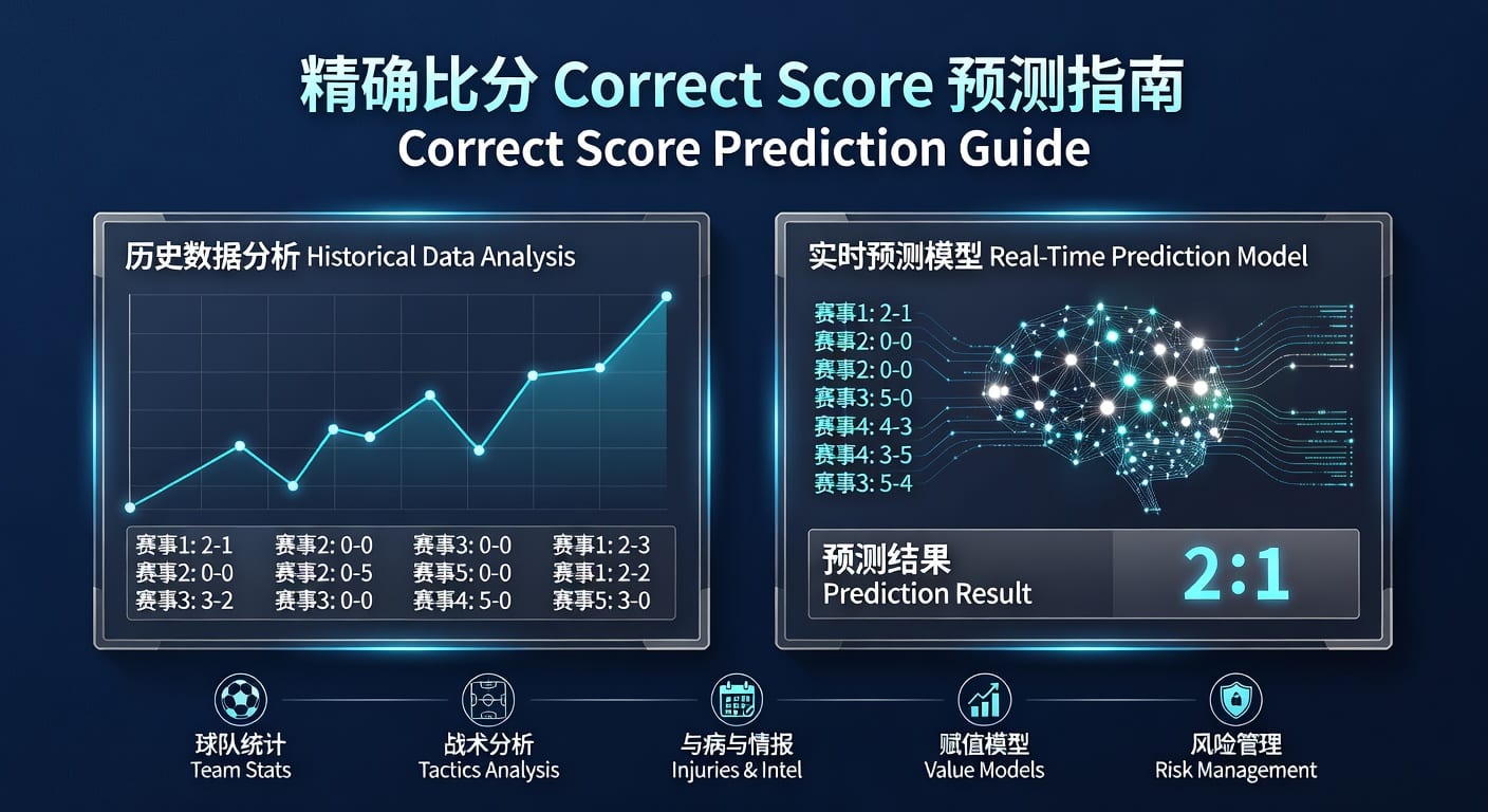精确比分 correct score：投注技巧与赛果判断