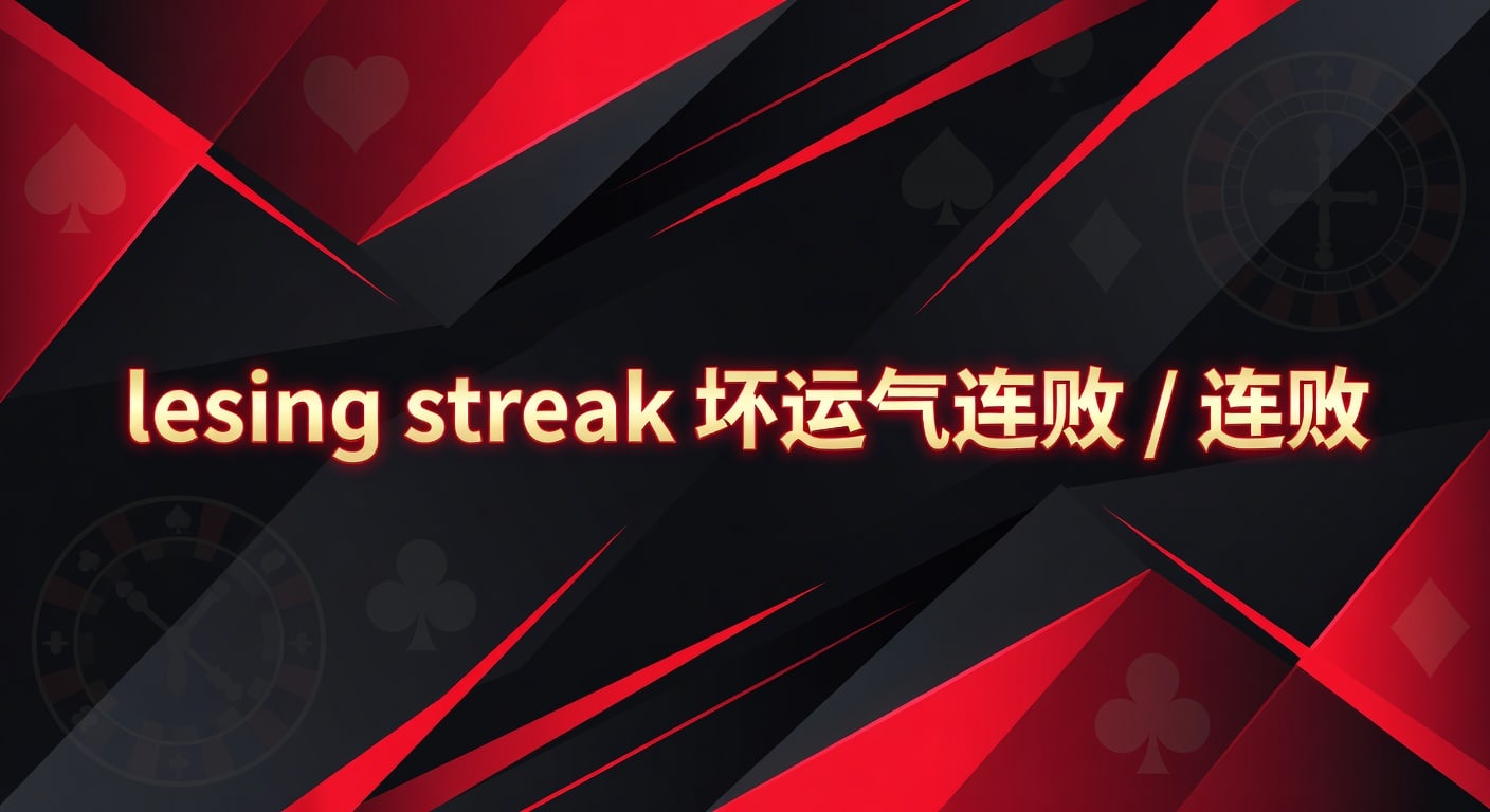 Losing Streak 坏运气连败：原因与止损策略